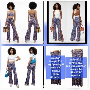 BNWTT Eliya The Label High-Rise Wide-Leg Lori Pants Size XS/S